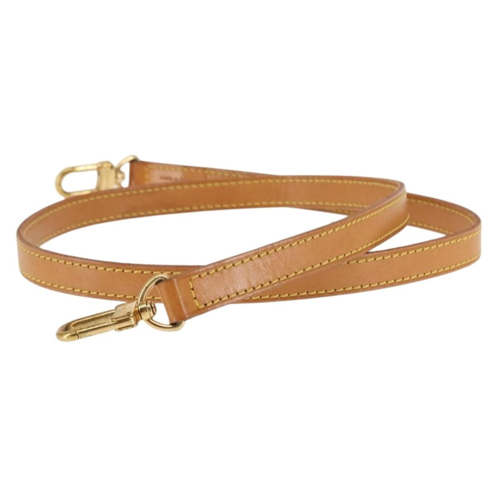 Louis Vuitton Bandouliere Leather Beige Leather Straps Accessory
