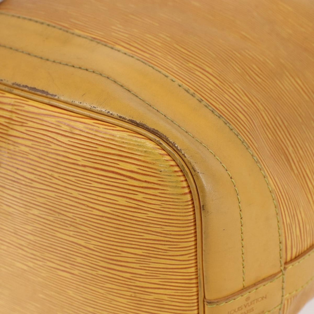 Louis Vuitton Petit Noe Nm Handbag Epi Leather Yellow Leather Shoulder Bag