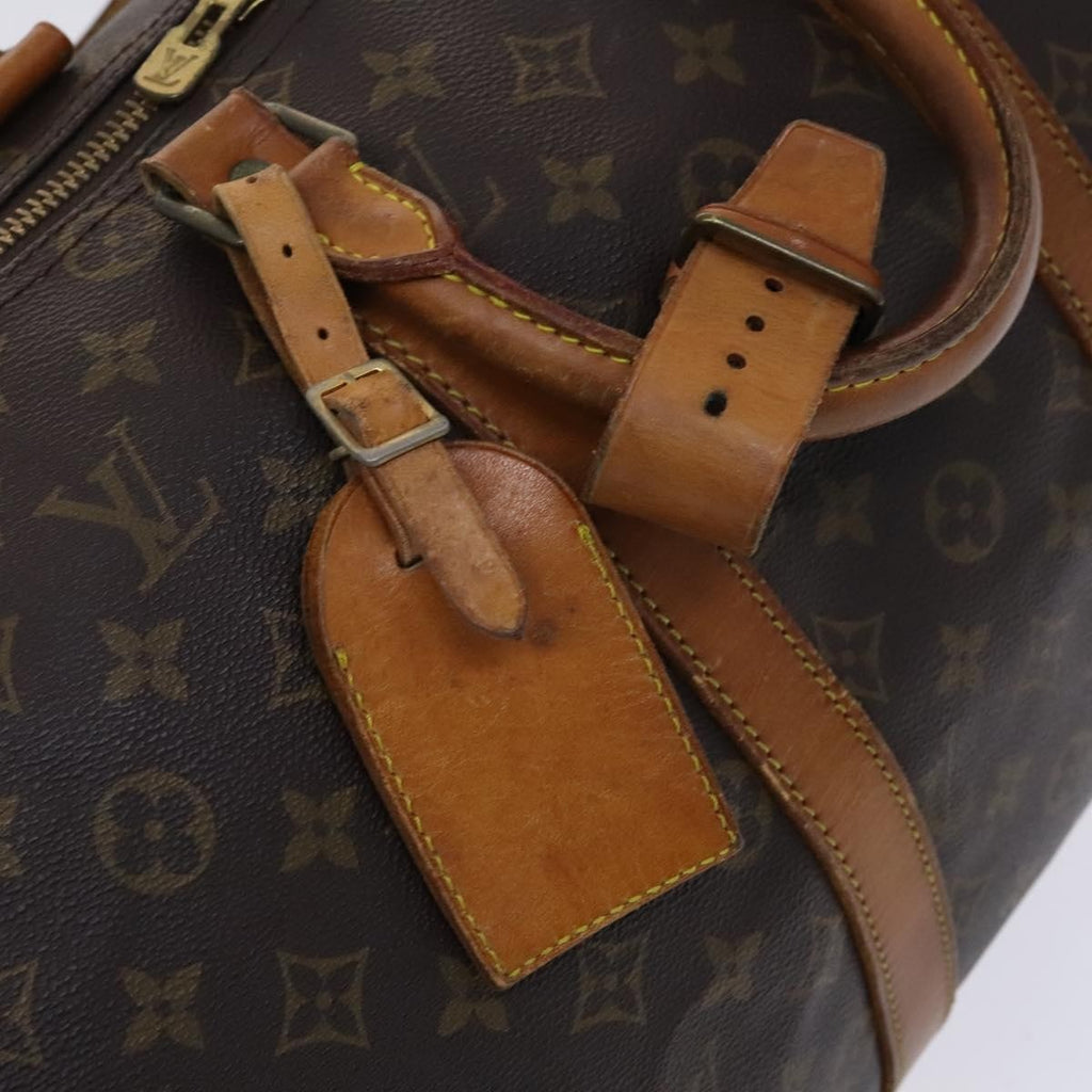 Louis Vuitton Keepall Bag Monogram Canvas Brown Canvas Travel Bag