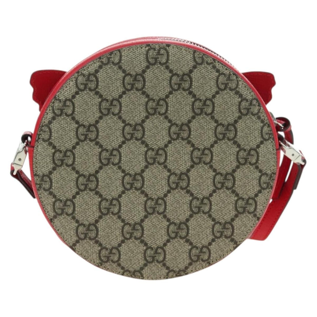 Gucci Kids Gg Supreme Rainbow Butterfly Shoulder Bag Gg Canvas Beige Pvc Shoulder Bag Bag (Pre-Owned)