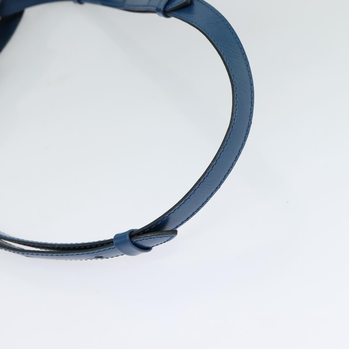 Louis Vuitton Cluny Shoulder Bag Epi Leather Blue Leather Shoulder Bag