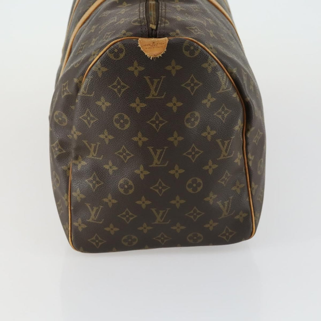 Louis Vuitton Keepall Bag Monogram Canvas Brown Canvas Travel Bag