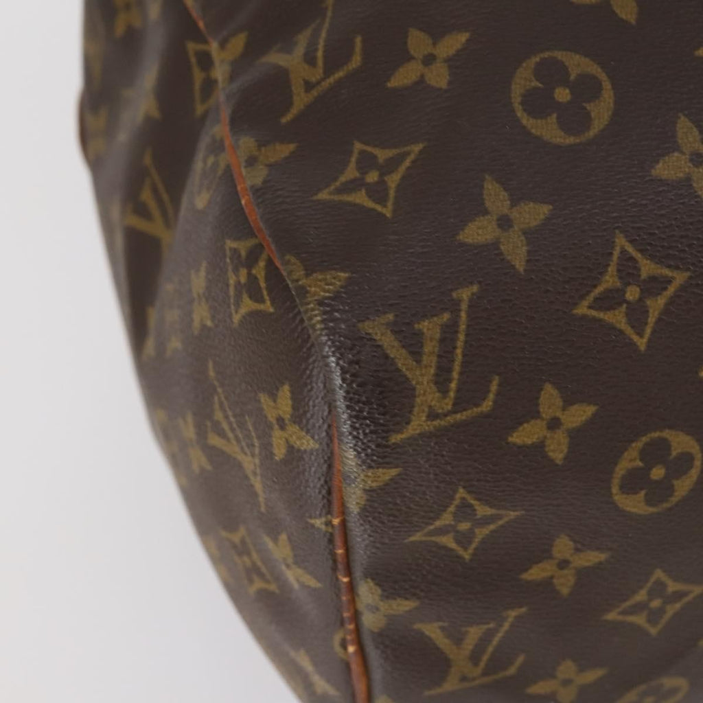 Louis Vuitton Sac Souple Handbag Monogram Canvas Brown Canvas Travel Bag