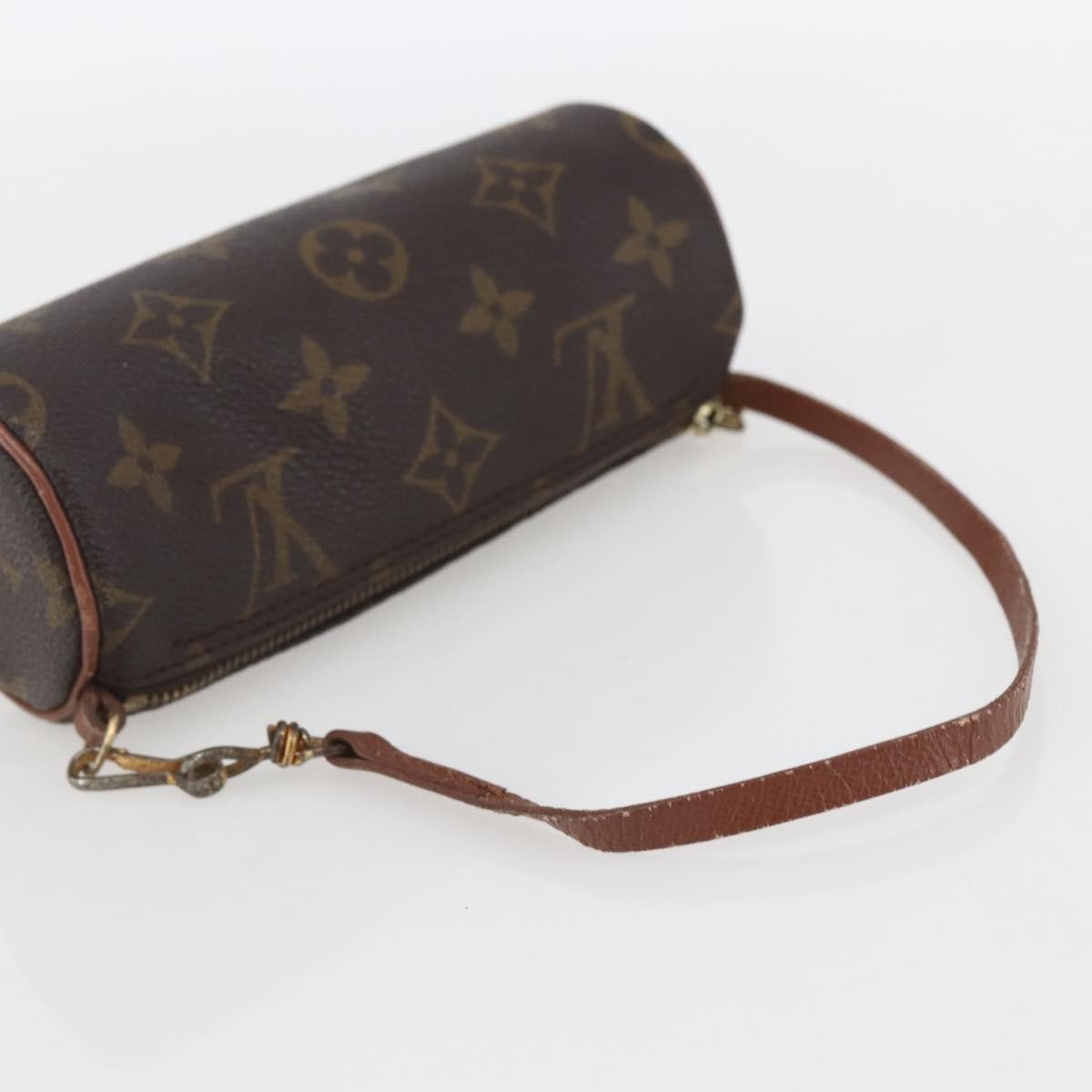 Louis Vuitton Papillon Pochette Monogram Canvas Brown Canvas Clutche & Pouche Bag