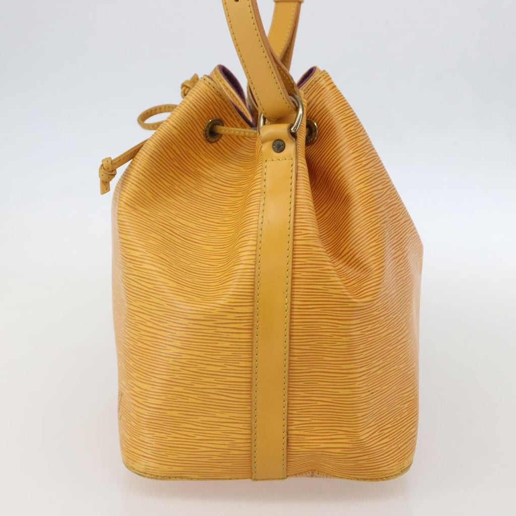 Louis Vuitton Petit Noe Handbag Epi Leather Yellow Leather Shoulder Bag
