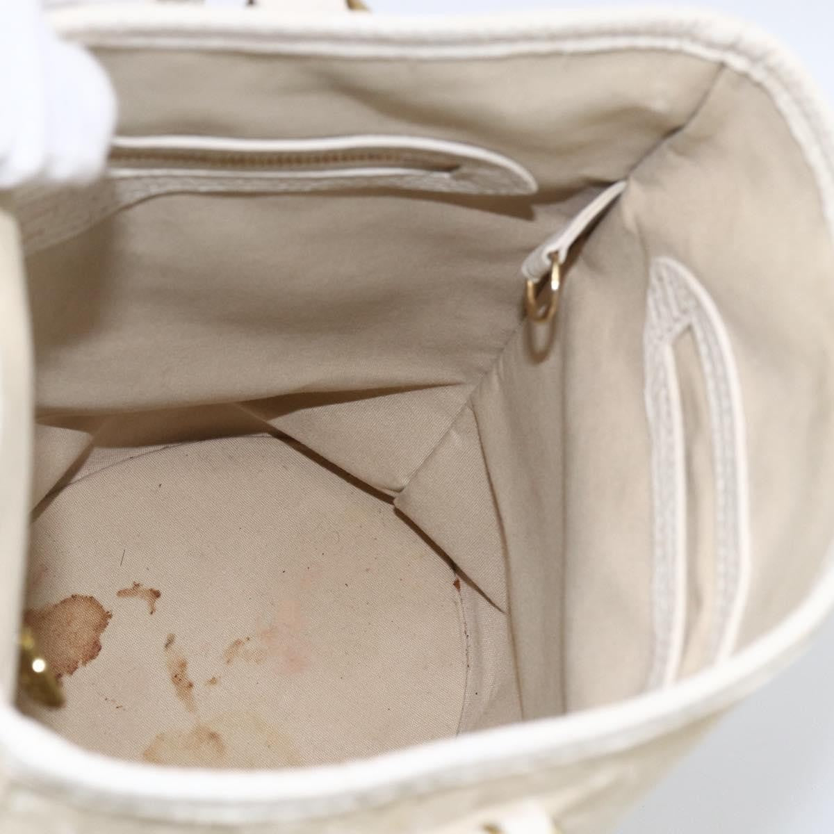 Louis Vuitton Petit Bucket Bag Mini Lin Beige Canvas Shoulder Bag