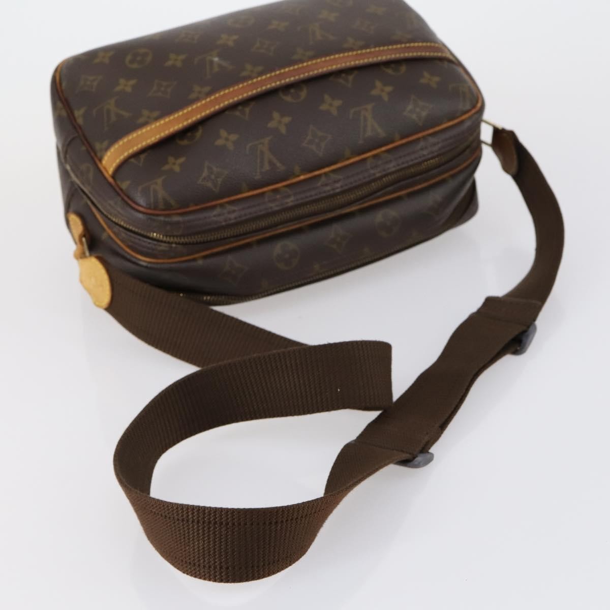 Louis Vuitton Reporter Bag Monogram Canvas Brown Canvas Shoulder Bag