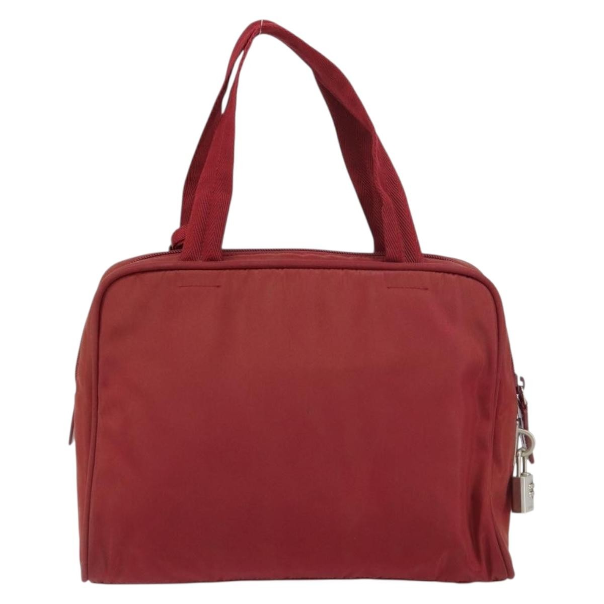 Prada Zip Around Tote Tessuto Red Nylon Shoulder Bag Bag