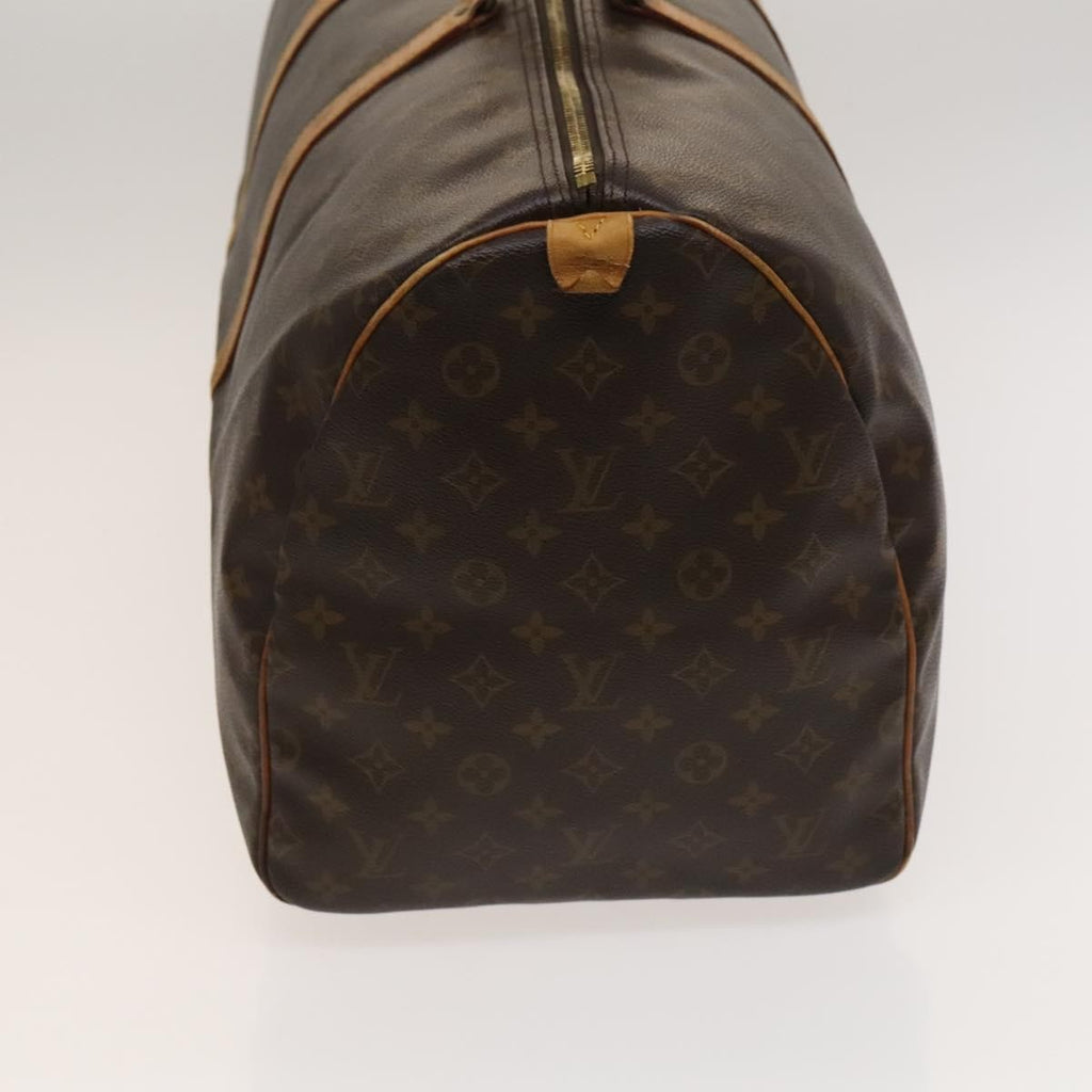 Louis Vuitton Keepall Bag Monogram Canvas Brown Canvas Travel Bag