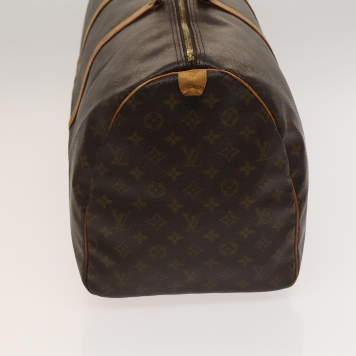 Louis Vuitton Keepall Bag Monogram Canvas Brown Canvas Travel Bag