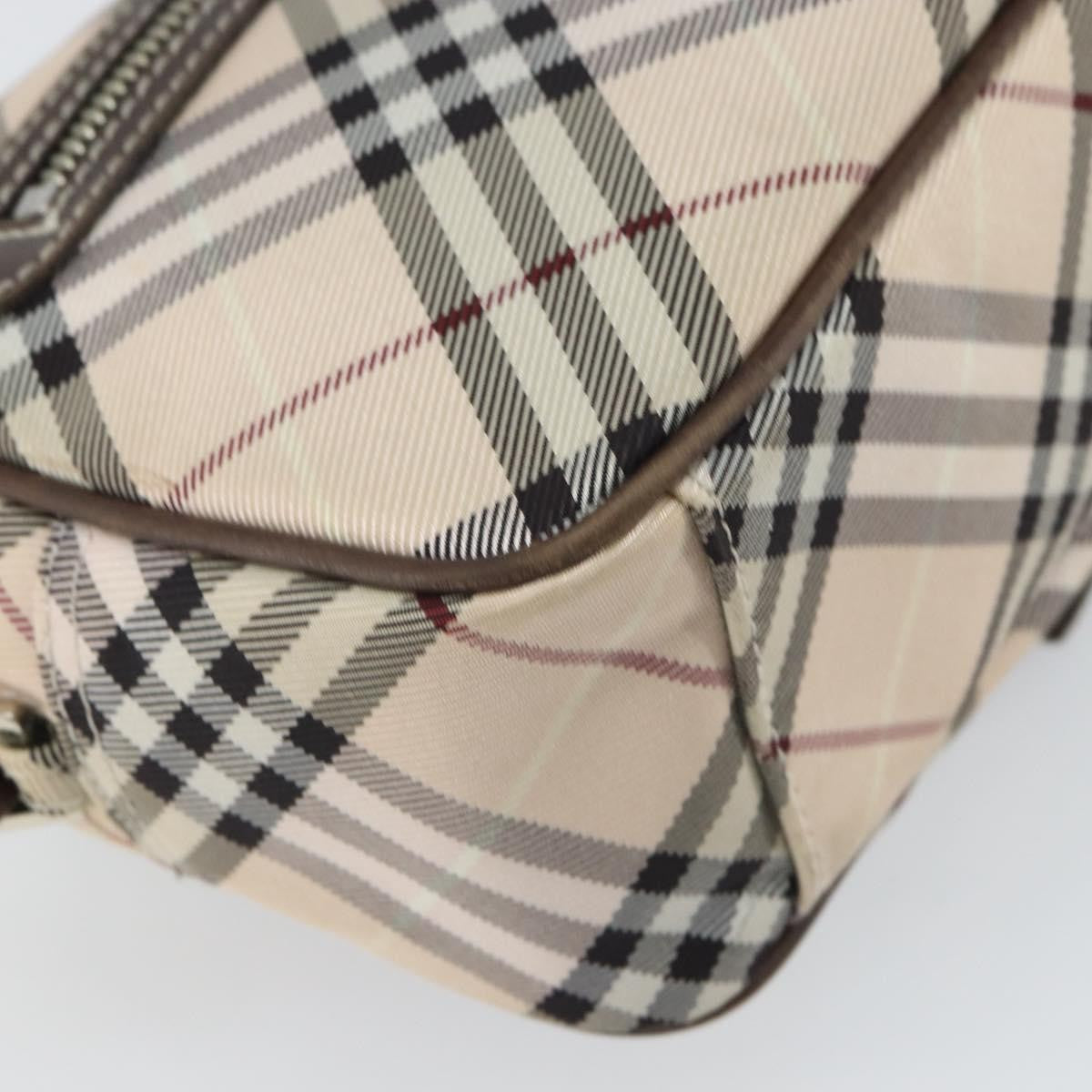 Burberry Nova Check Blue Label Nylon Beige Nylon Shoulder Bag