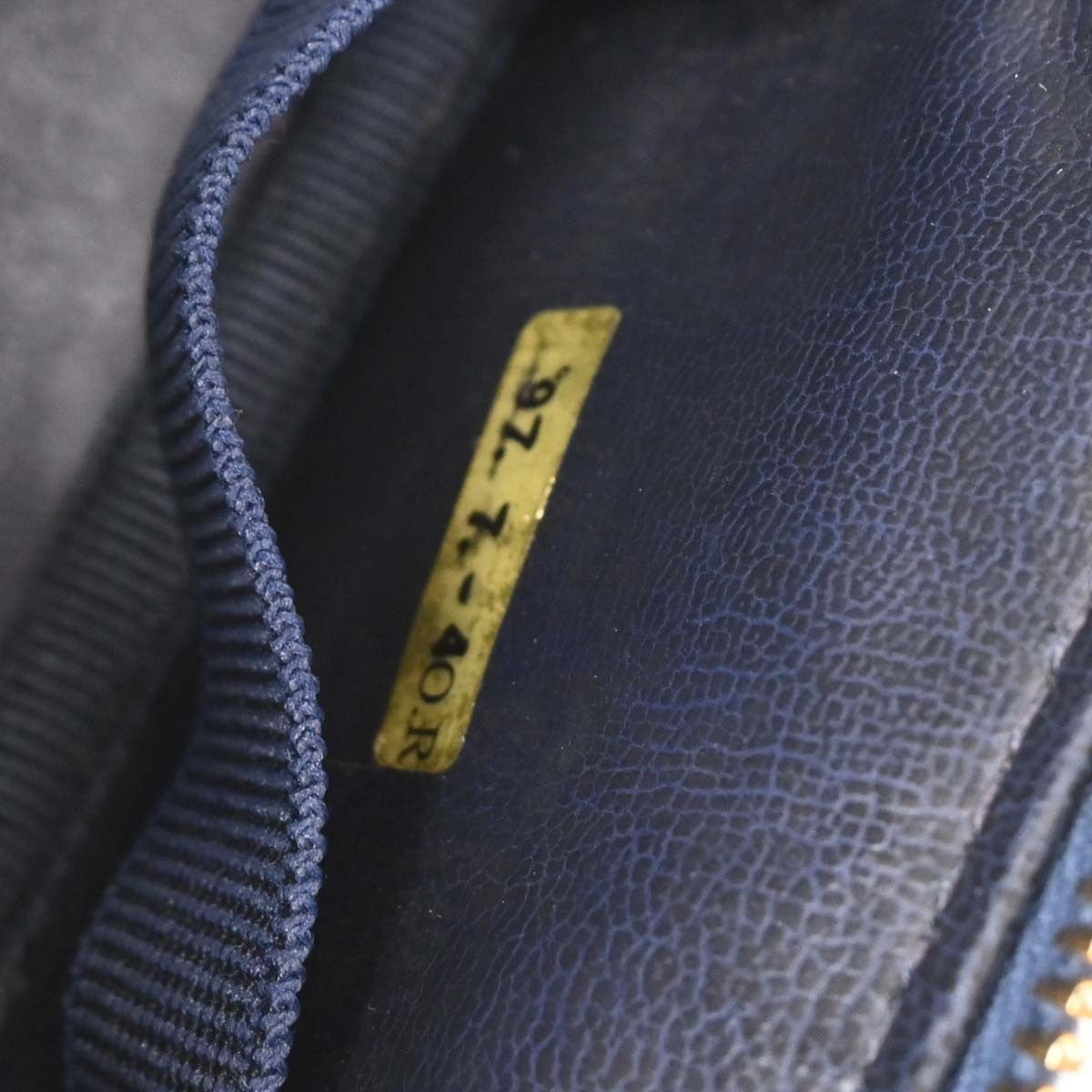 Chanel Vintage Cc Vanity Case Denim Blue Denim_Jeans Handbag