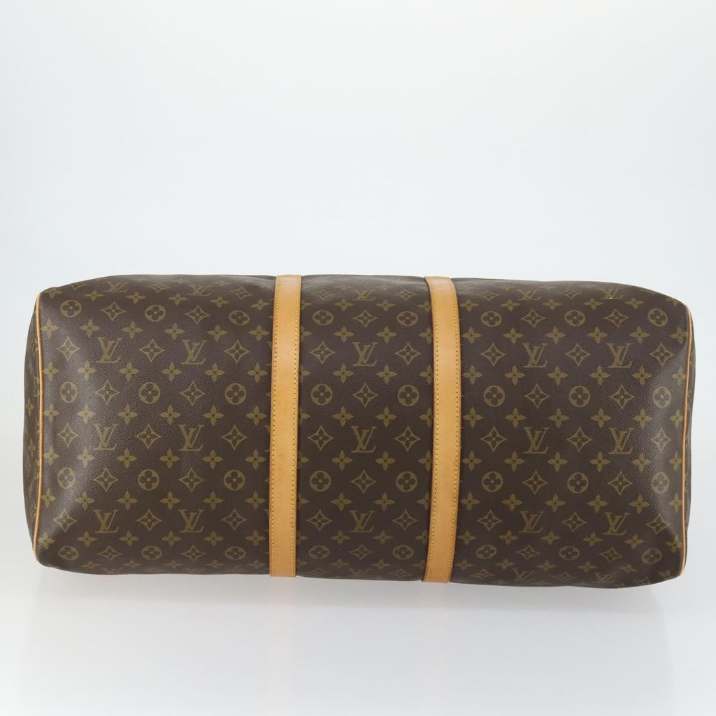 Louis Vuitton Keepall Bag Monogram Canvas Brown Canvas Travel Bag