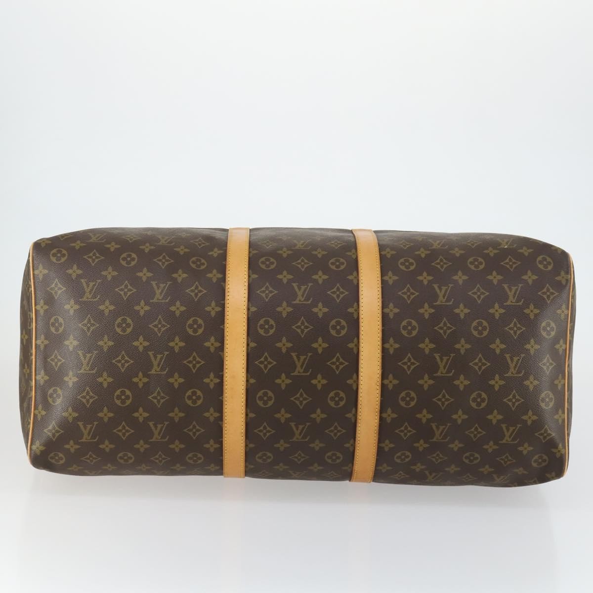 Louis Vuitton Keepall Bag Monogram Canvas Brown Canvas Travel Bag
