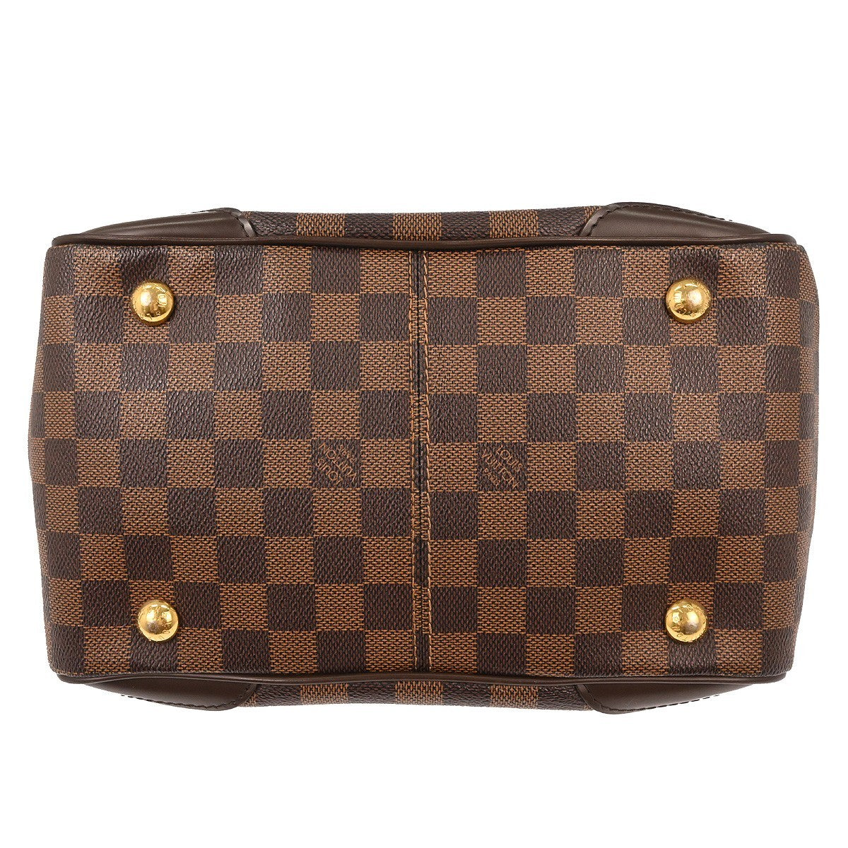 Louis Vuitton Verona Handbag Damier Brown Canvas Handbag