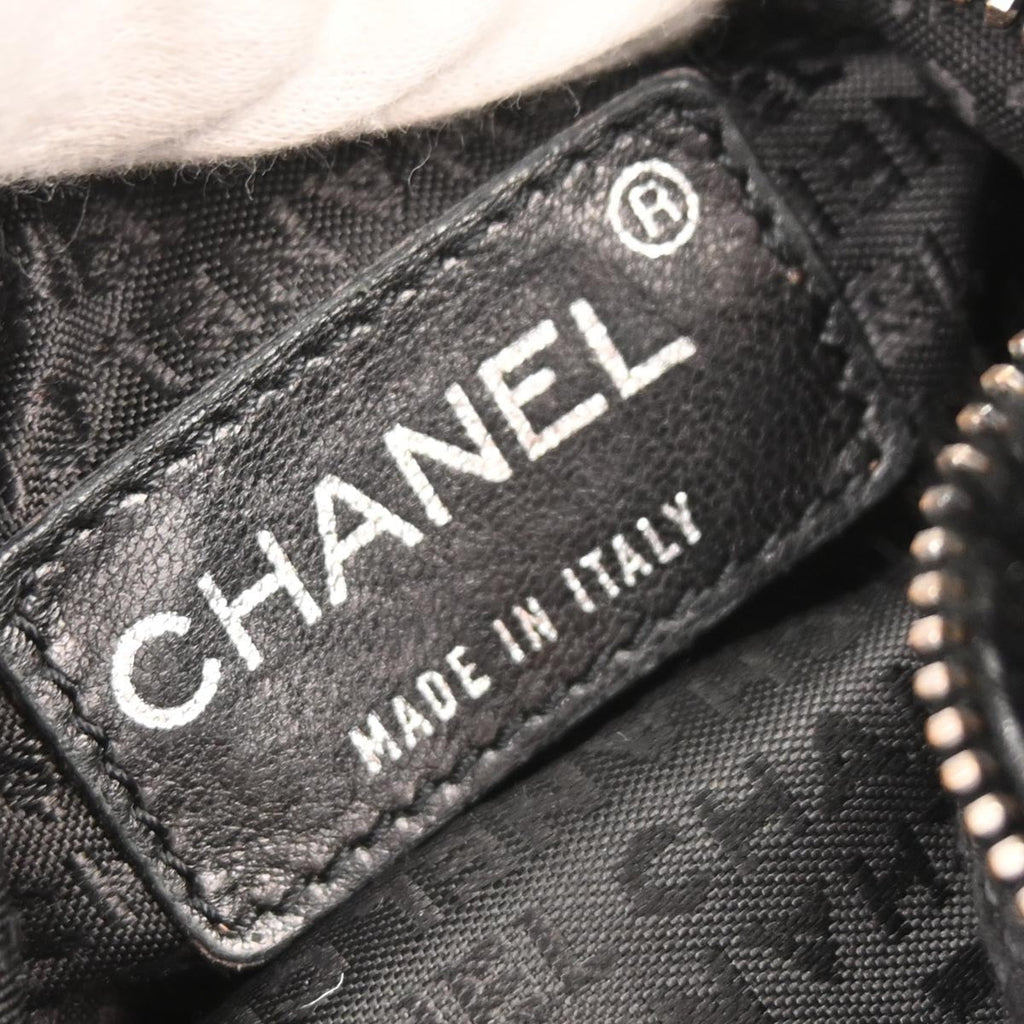 Chanel Chain Hobo Lapin Fur Black Fur Handbag