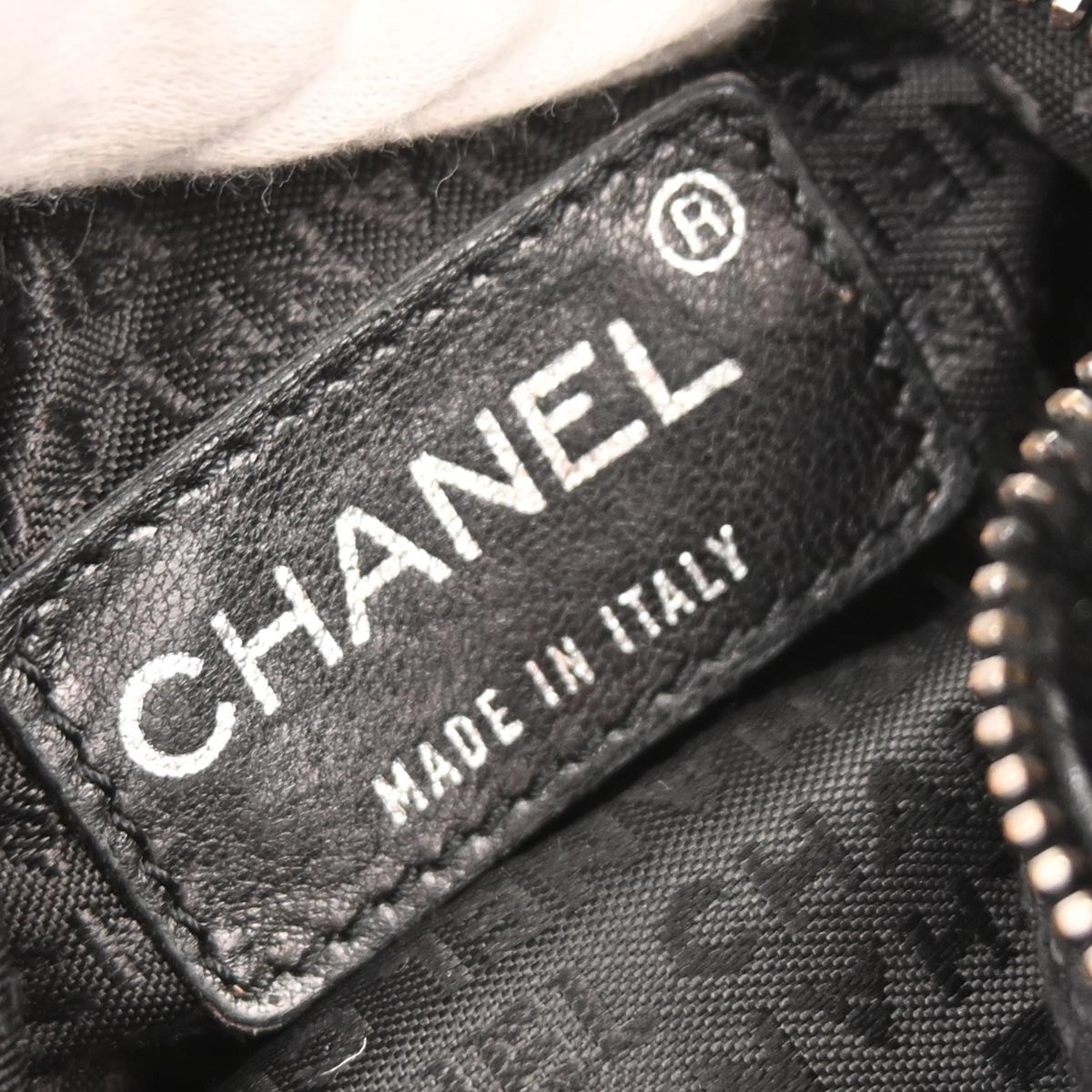 Chanel Chain Hobo Lapin Fur Black Fur Handbag