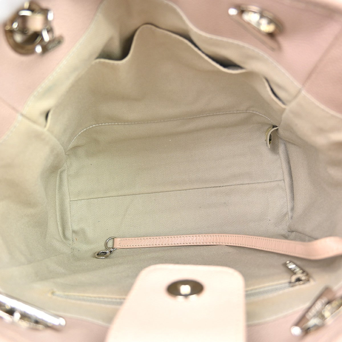 Chanel North South Deauville Tote Leather Pink Leather Tote Bag Bag