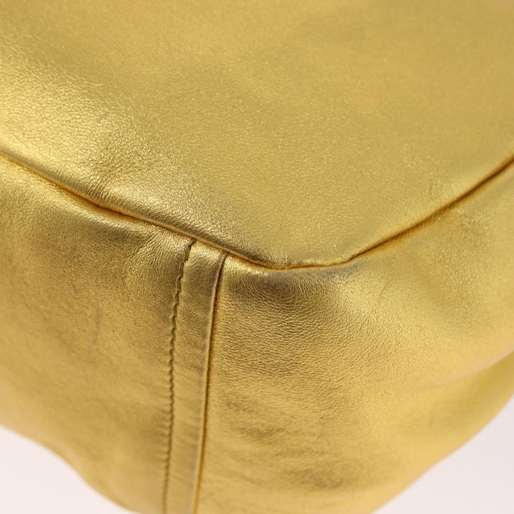 Prada Vintage Shoulder Bag Leather Gold Leather Shoulder Bag Bag