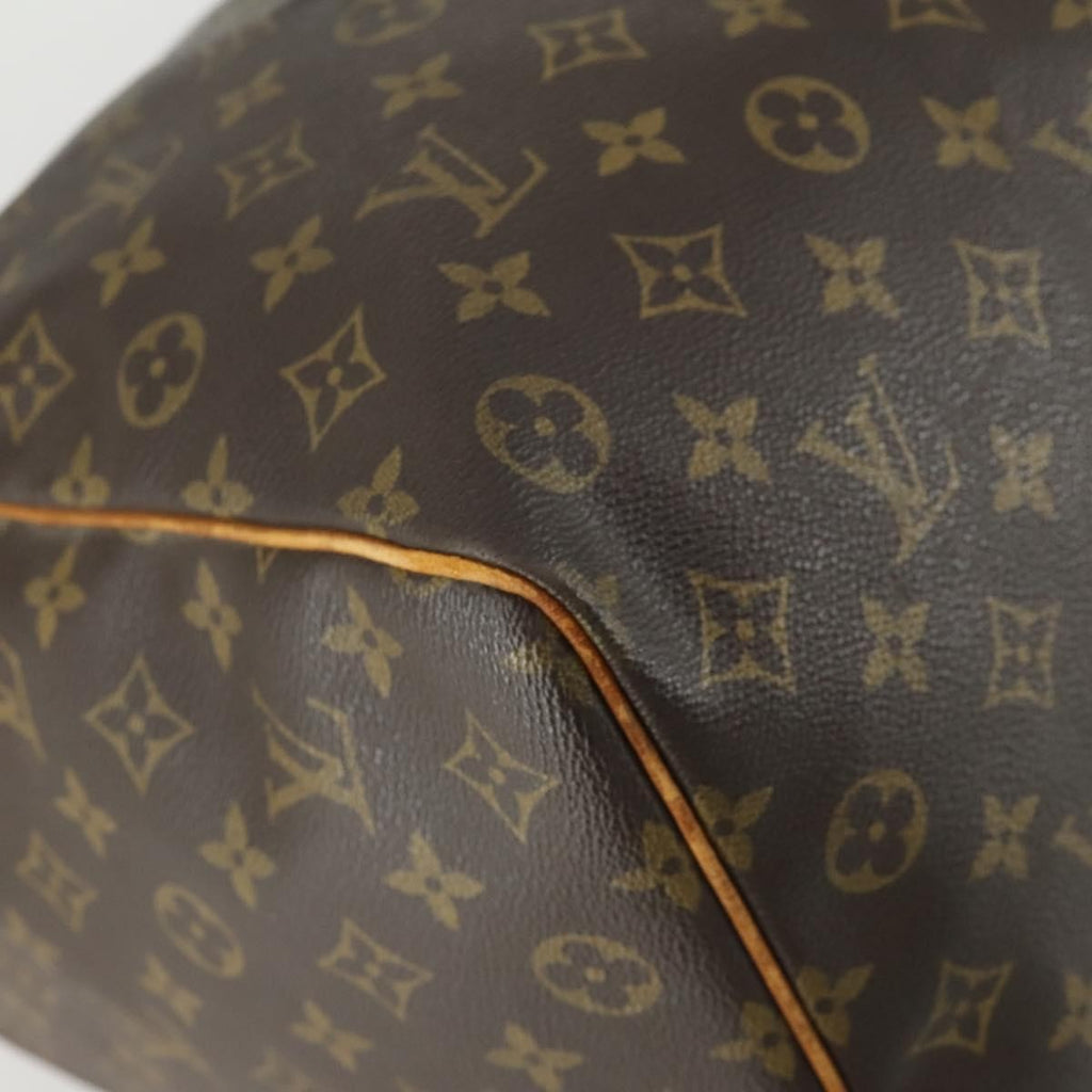 Louis Vuitton Keepall Bag Monogram Canvas Brown Canvas Travel Bag