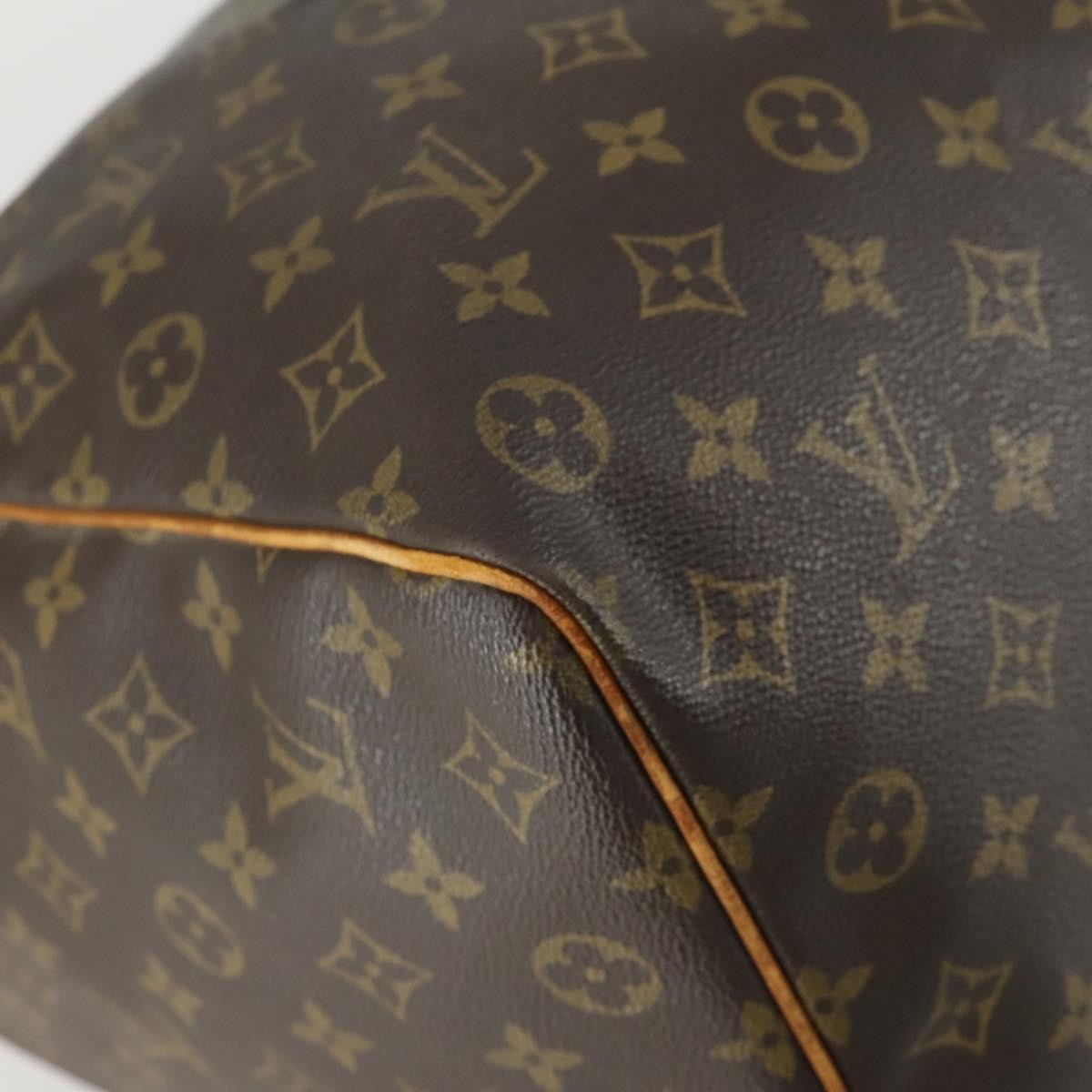 Louis Vuitton Keepall Bag Monogram Canvas Brown Canvas Travel Bag