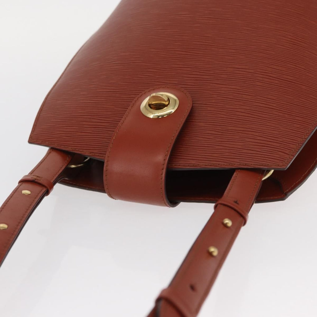 Louis Vuitton Cluny Shoulder Bag Epi Leather Brown Leather Shoulder Bag