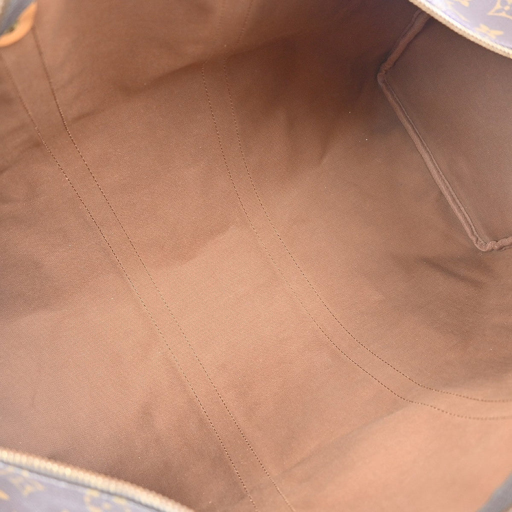 Louis Vuitton Keepall Bag Monogram Canvas Brown Canvas Travel Bag