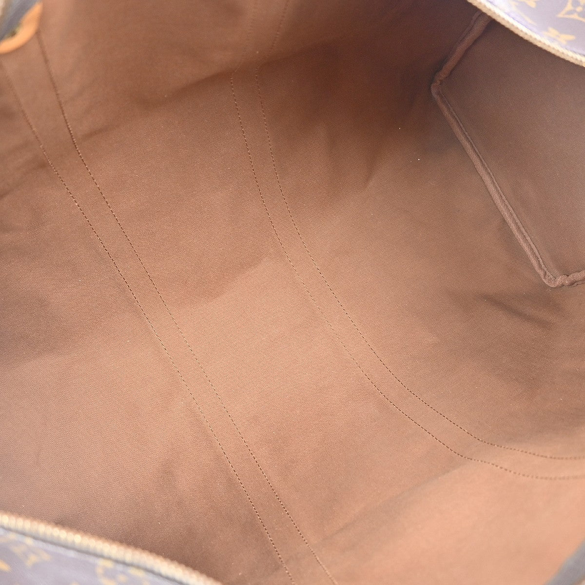 Louis Vuitton Keepall Bag Monogram Canvas Brown Canvas Travel Bag