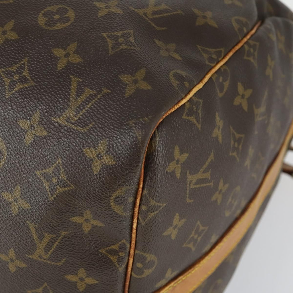 Louis Vuitton Keepall Bandouliere Bag Monogram Canvas Brown Canvas Travel Bag