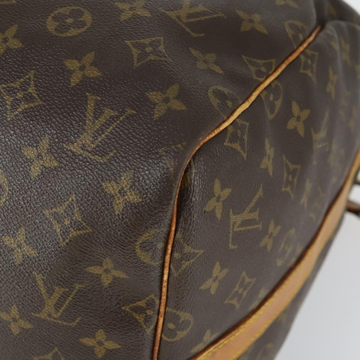 Louis Vuitton Keepall Bandouliere Bag Monogram Canvas Brown Canvas Travel Bag