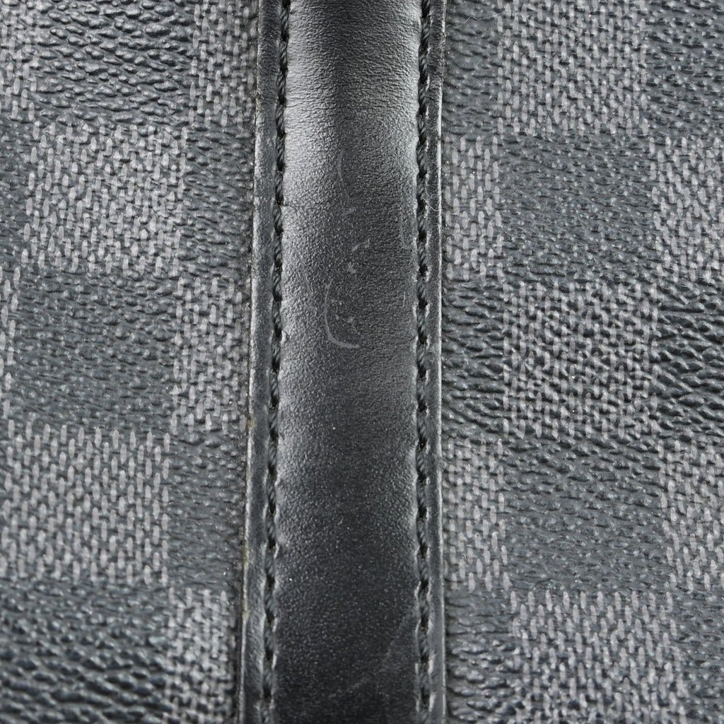 Louis Vuitton Tadao Handbag Damier Graphite Black Canvas Tote Bag