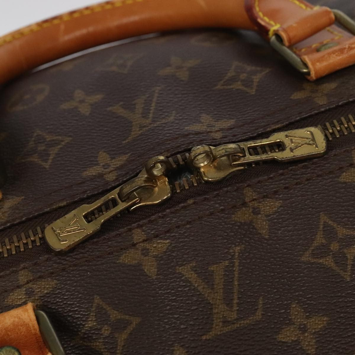 Louis Vuitton Keepall Bag Monogram Canvas Brown Canvas Travel Bag