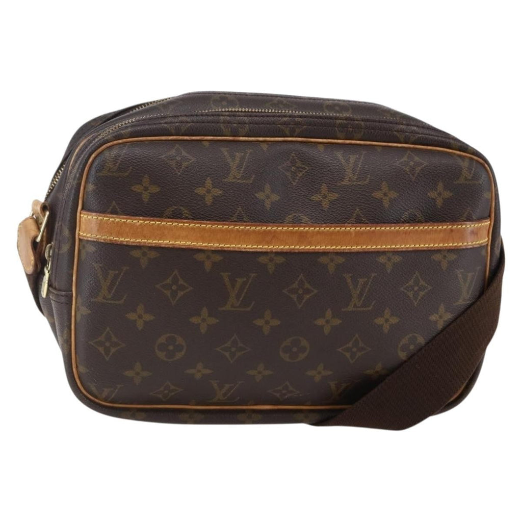 Louis Vuitton Reporter Bag Monogram Canvas Brown Canvas Bag