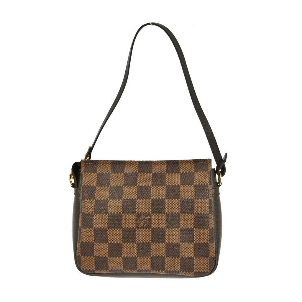 Louis Vuitton Trousse Make Up Bag Damier Canvas Brown Canvas Clutche & Pouche Bag