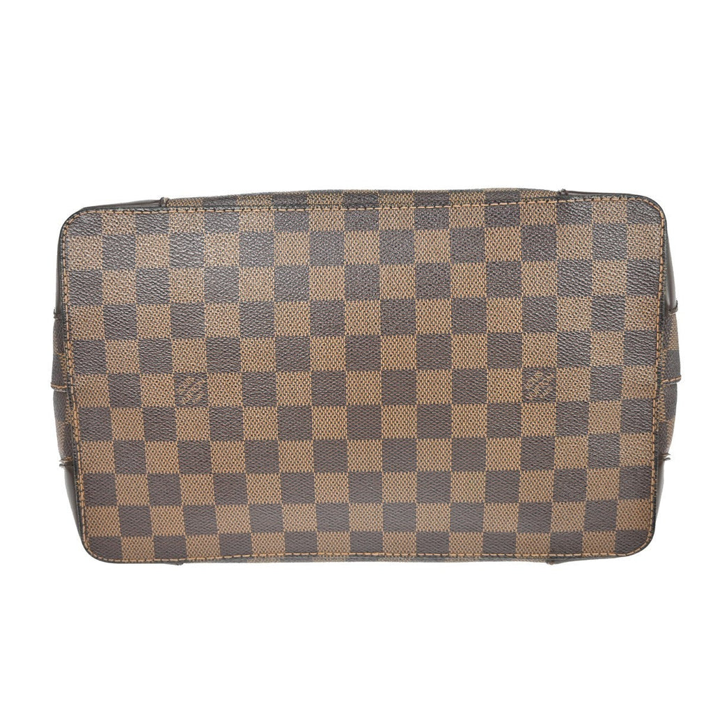 Louis Vuitton Hampstead Handbag Damier Brown Canvas Tote Bag