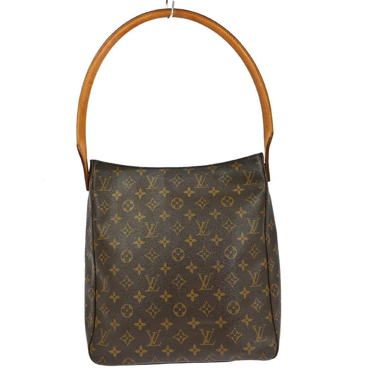 Louis Vuitton Monogram Looping Handbag Monogram Canvas Brown Canvas Shoulder Bag