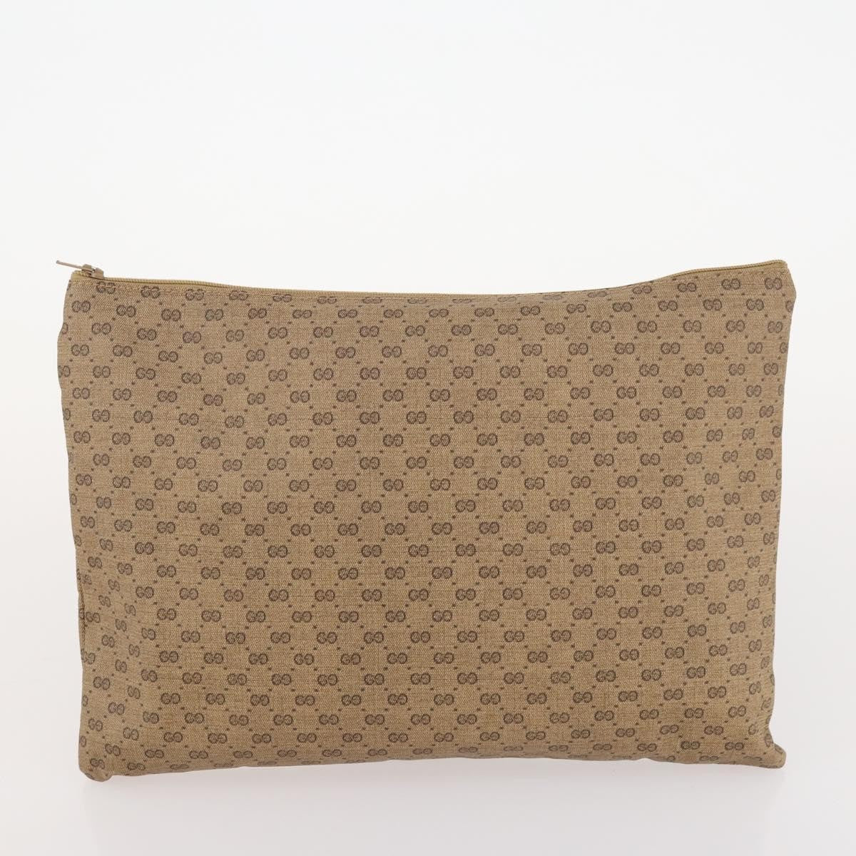 Gucci Web Trim Weekend Duffle Bag Gg Coated Canvas Beige Canvas Travel Bag Bag (Pre-Owned)