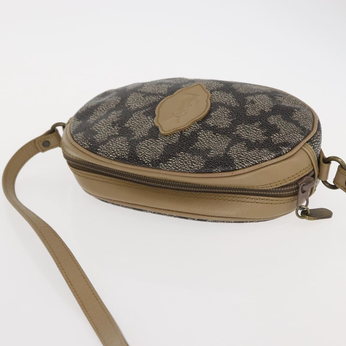 Saint Laurent Vintage Shoulder Bag Pvc Leather Beige Pvc Shoulder Bag Bag (Pre-Owned)