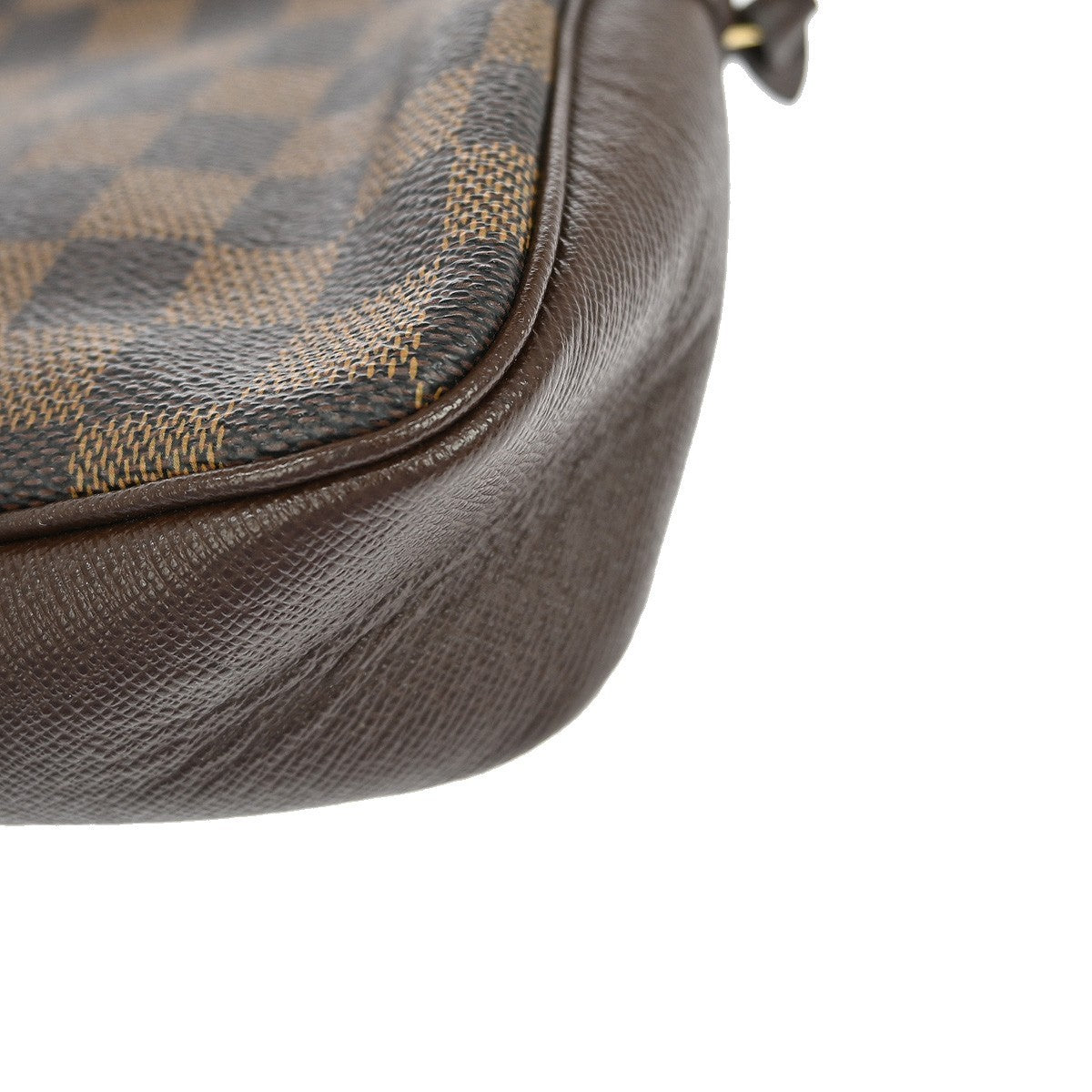 Louis Vuitton Trousse Make Up Bag Damier Canvas Brown Canvas Clutche & Pouche Bag