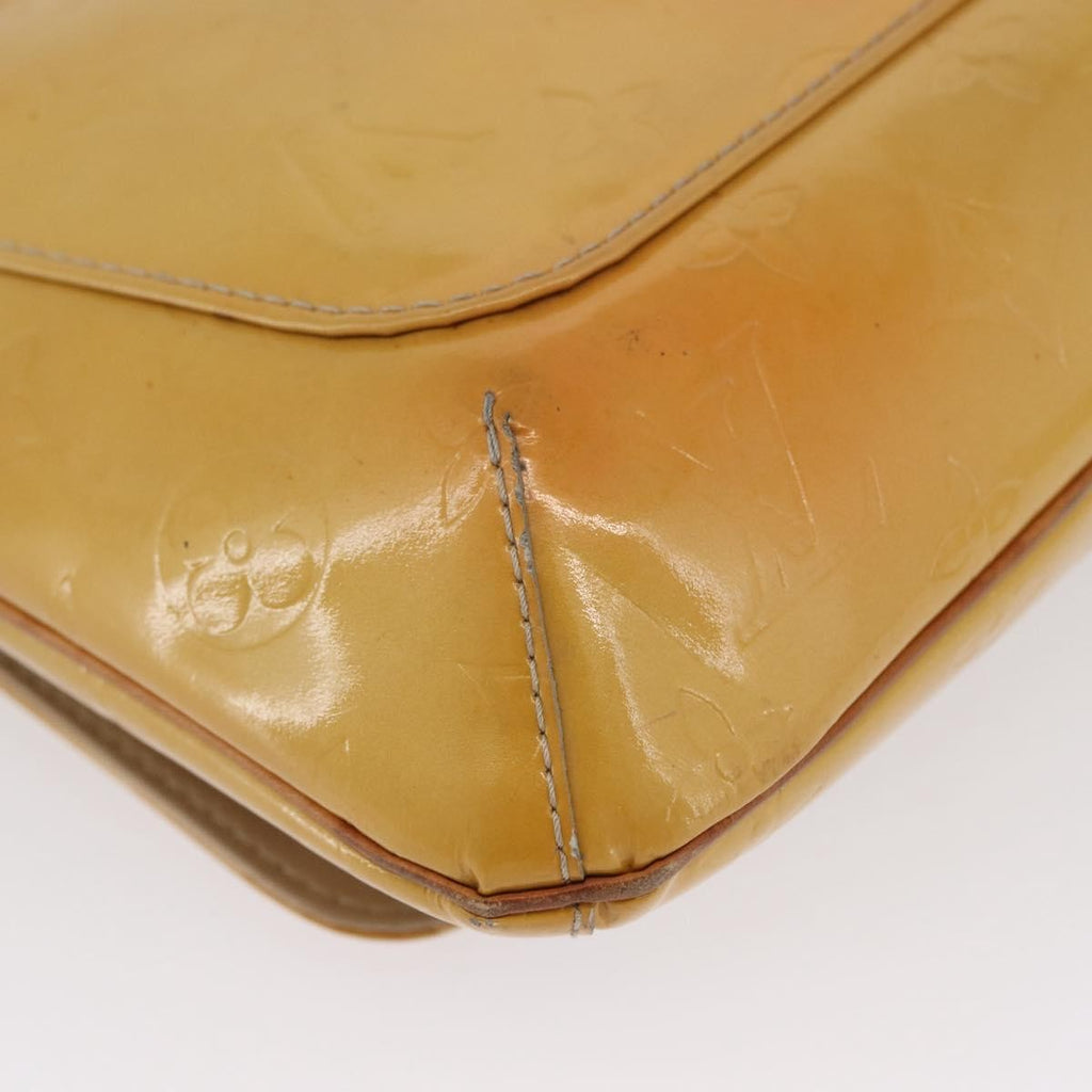 Louis Vuitton Thompson Street Handbag Monogram Vernis Beige Patent_Leather Shoulder Bag