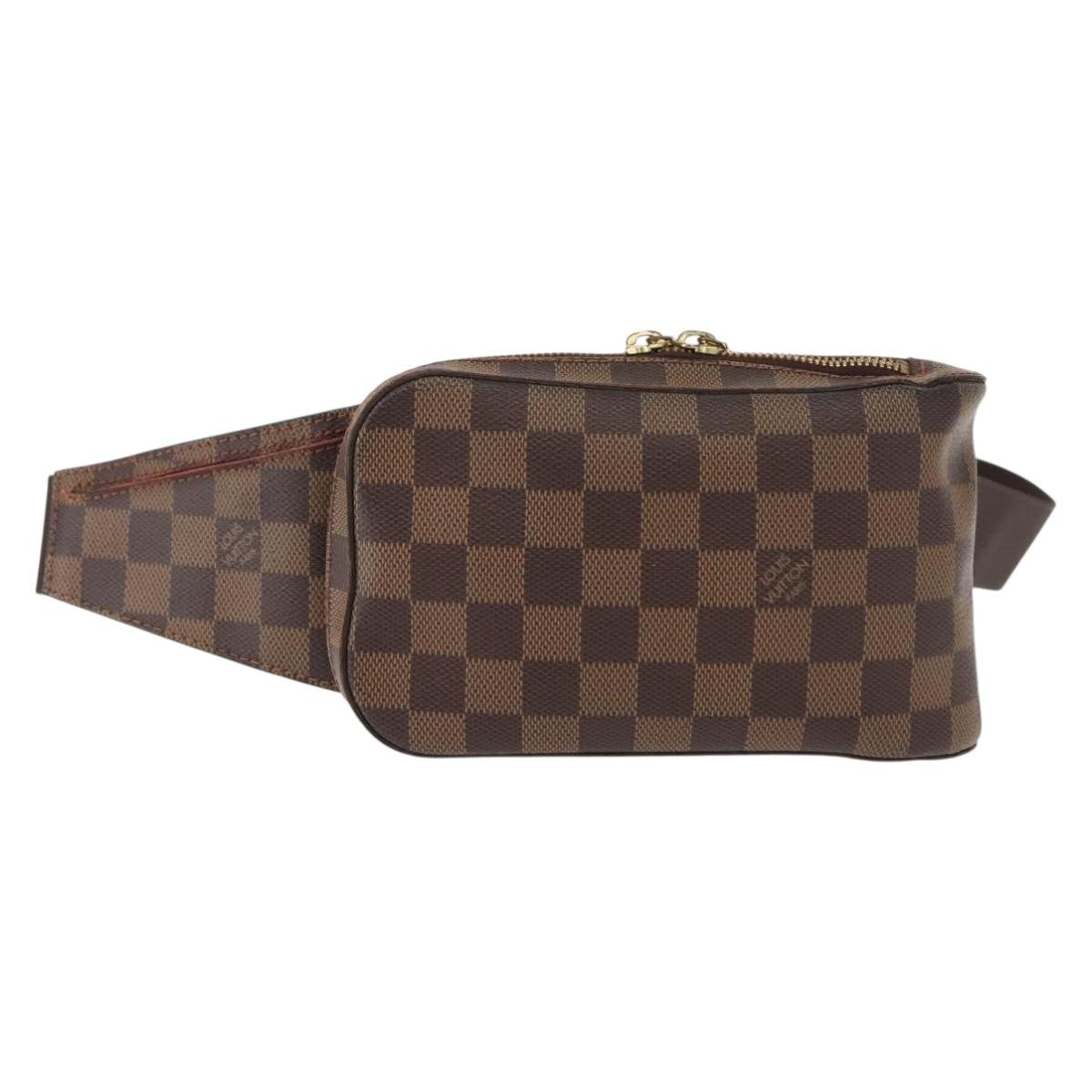 Louis Vuitton Geronimos Waist Bag Damier Brown Canvas Shoulder Bag