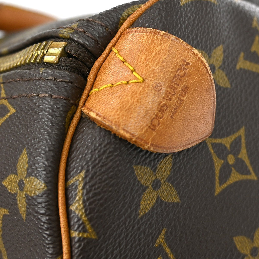 Louis Vuitton Keepall Bag Monogram Canvas Brown Canvas Travel Bag