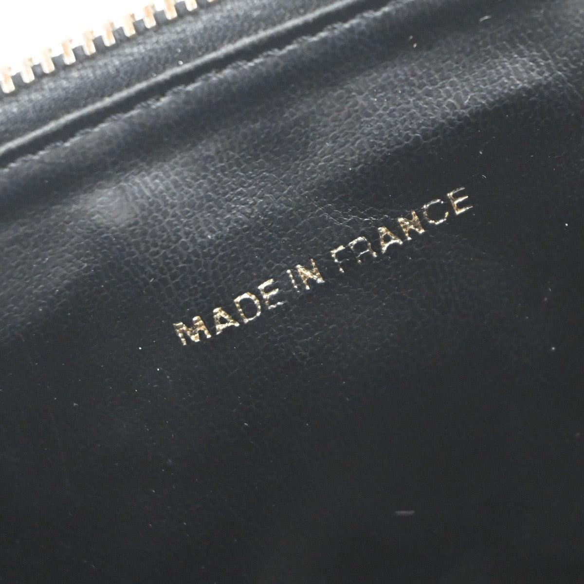 Chanel Vintage Timeless Cosmetic Case Caviar Black Leather Handbag