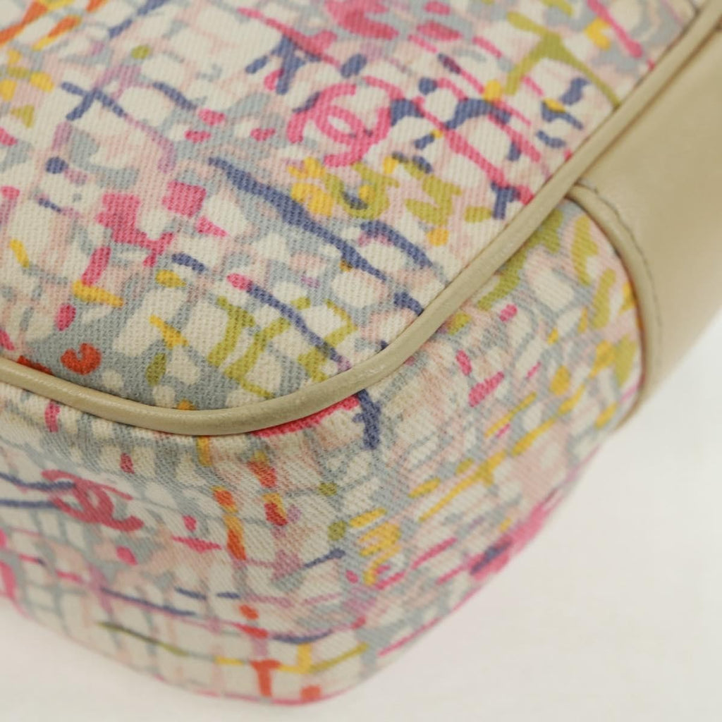Chanel Vintage Clover Camera Bag Printed Canvas Multicolour Canvas Shoulder Bag Bag