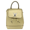 Louis Vuitton Lockme Backpack Leather Gold Leather Backpack Bag