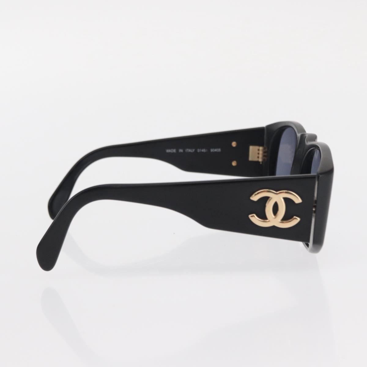 Chanel Logo Cc Sunglasses Plastic Black Plastic Sunglasse Accessory