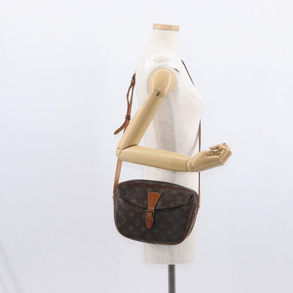Louis Vuitton Jeune Fille Handbag Monogram Canvas Brown Canvas Shoulder Bag