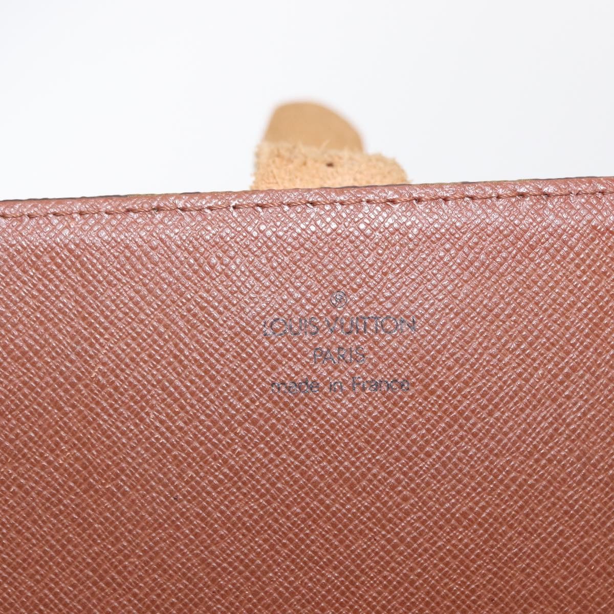Louis Vuitton Cartouchiere Handbag Monogram Canvas Brown Canvas Shoulder Bag