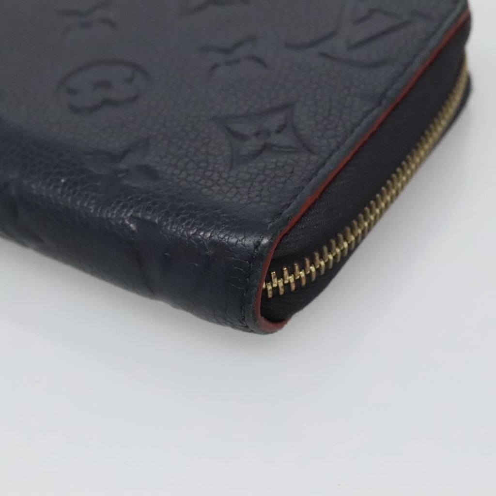 Louis Vuitton Portefeuille Zippy Monogramme Empreinte Monogramme Empreinte Navy Leather Wallets Accessory