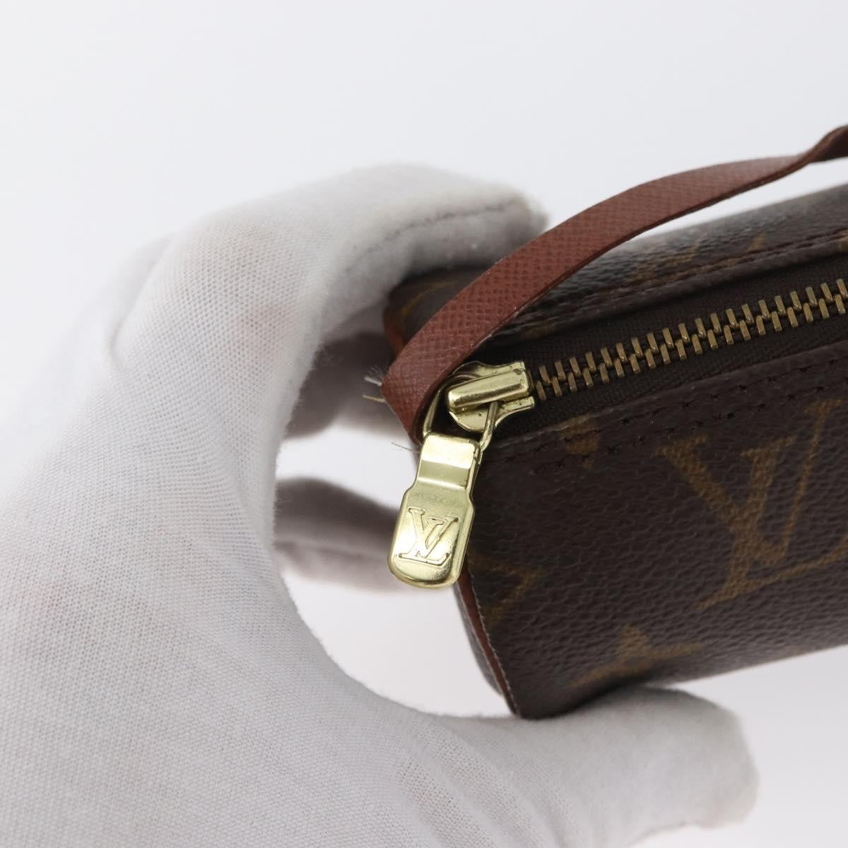 Louis Vuitton Papillon Pochette Monogram Canvas Brown Canvas Clutche & Pouche Bag
